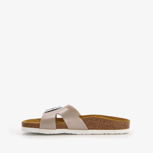 Hush Puppies dames bio slippers taupe