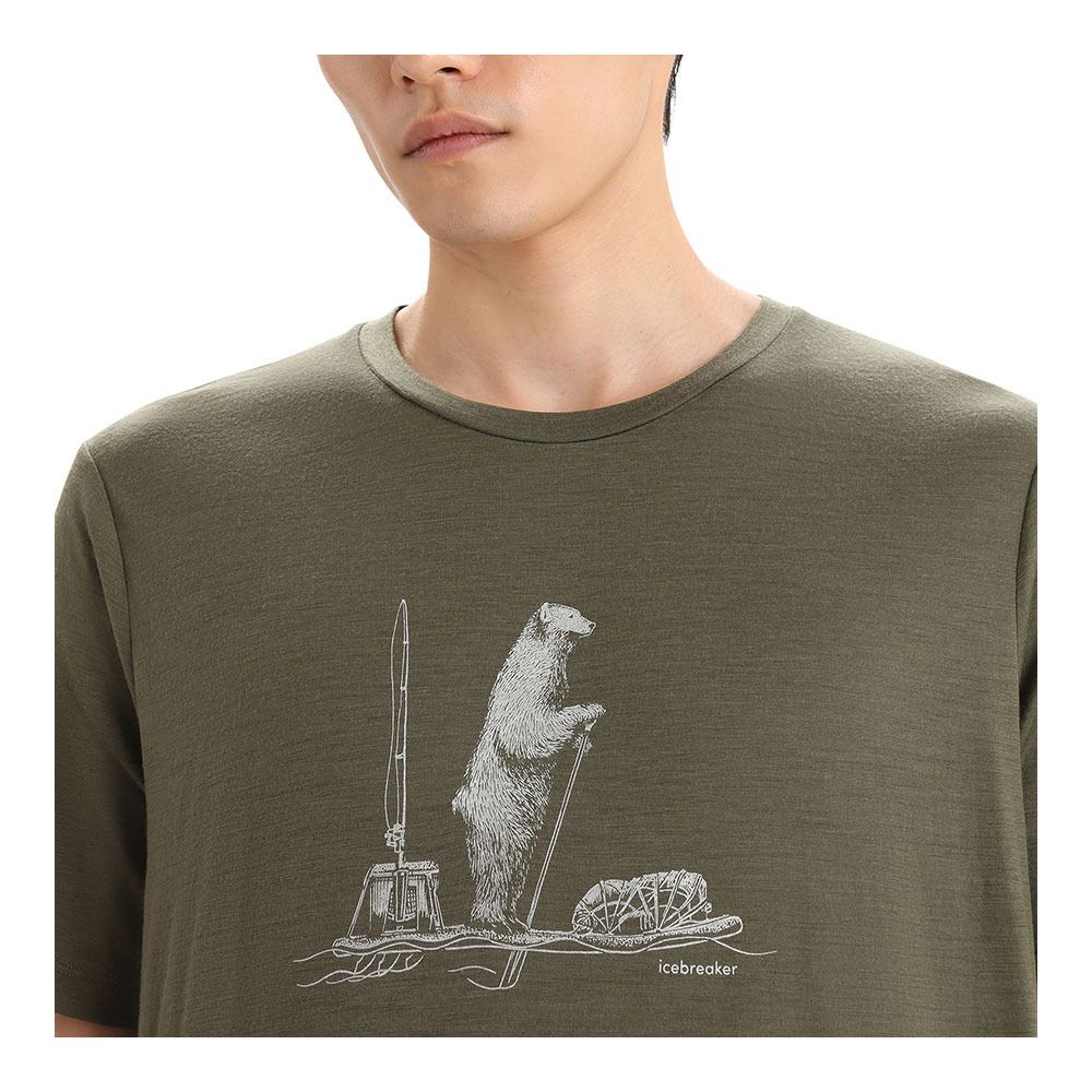 Icebreaker TECH LITE II - Tee-shirt Homme loden