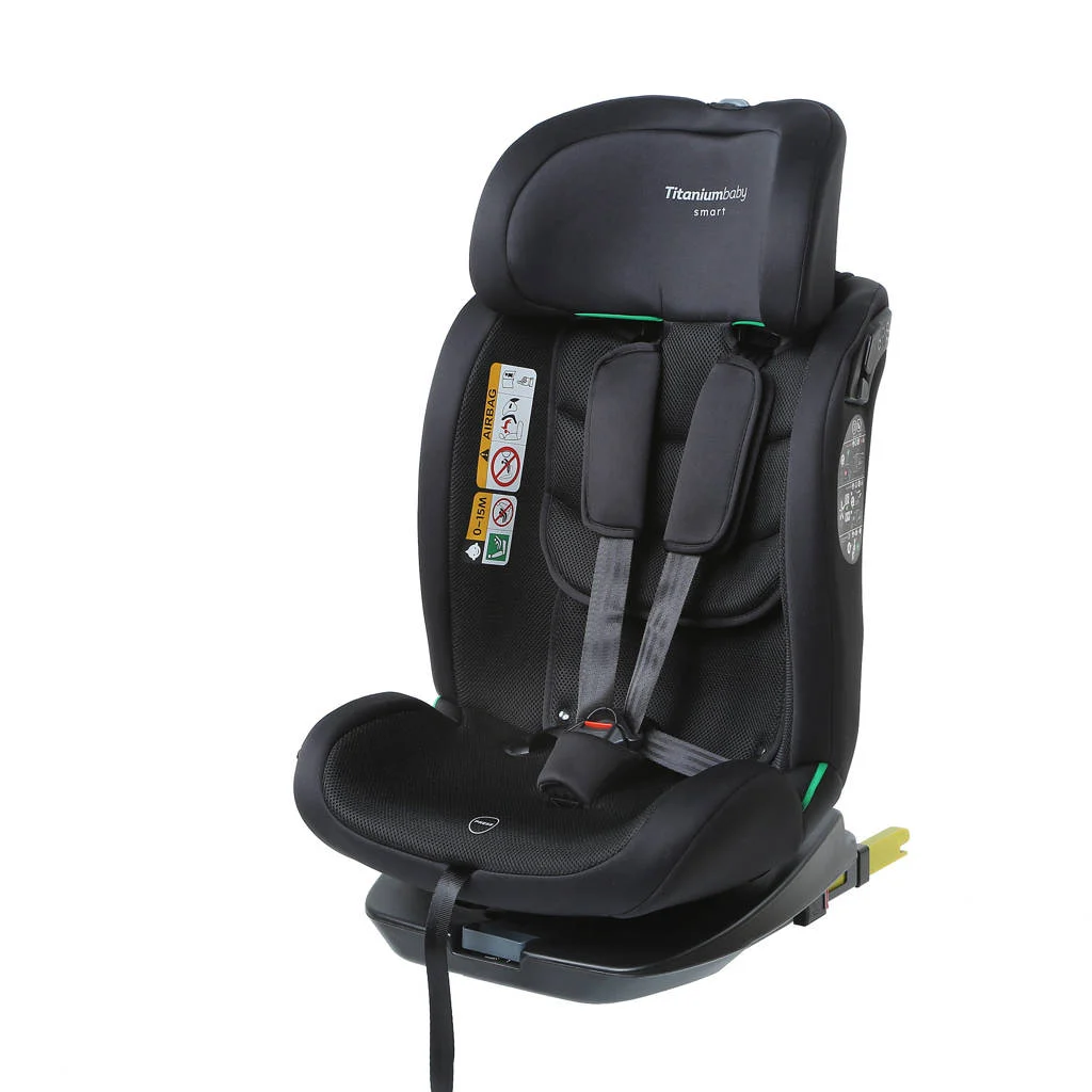 Titaniumbaby Autostoel SMART Lincoln I-size 360/ 40cm-150cm / Top Tether