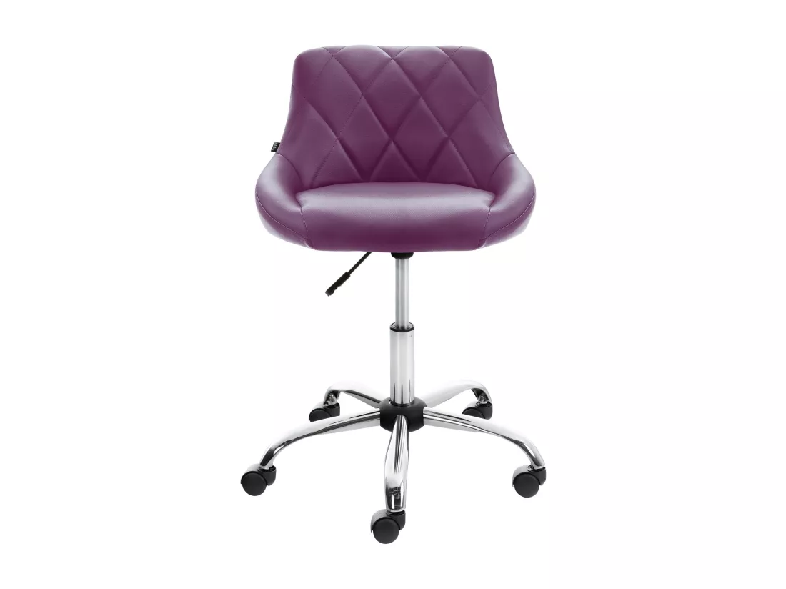 Chaise de bureau - Similicuir & Métal chromé - Lazio