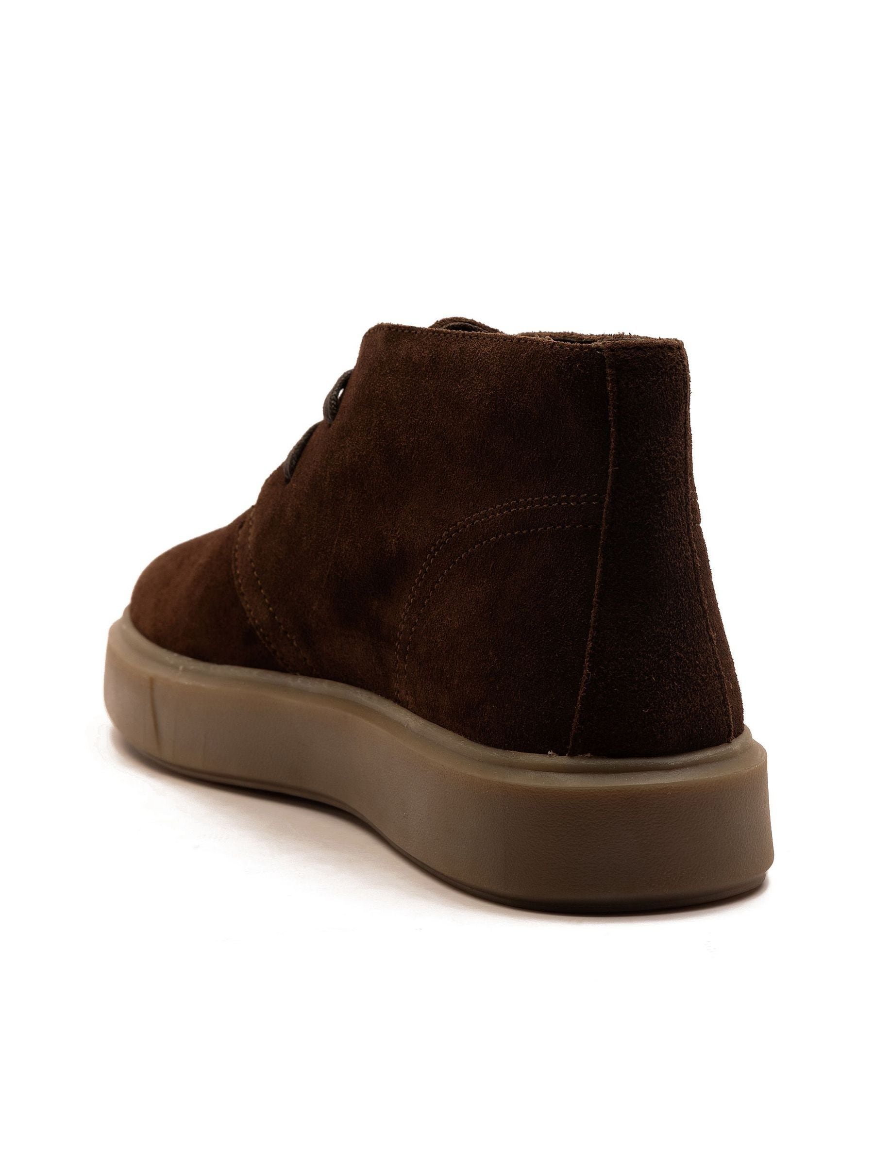 Off The Hook Jethro suède leren casual chukka Boots met Vetersluiting