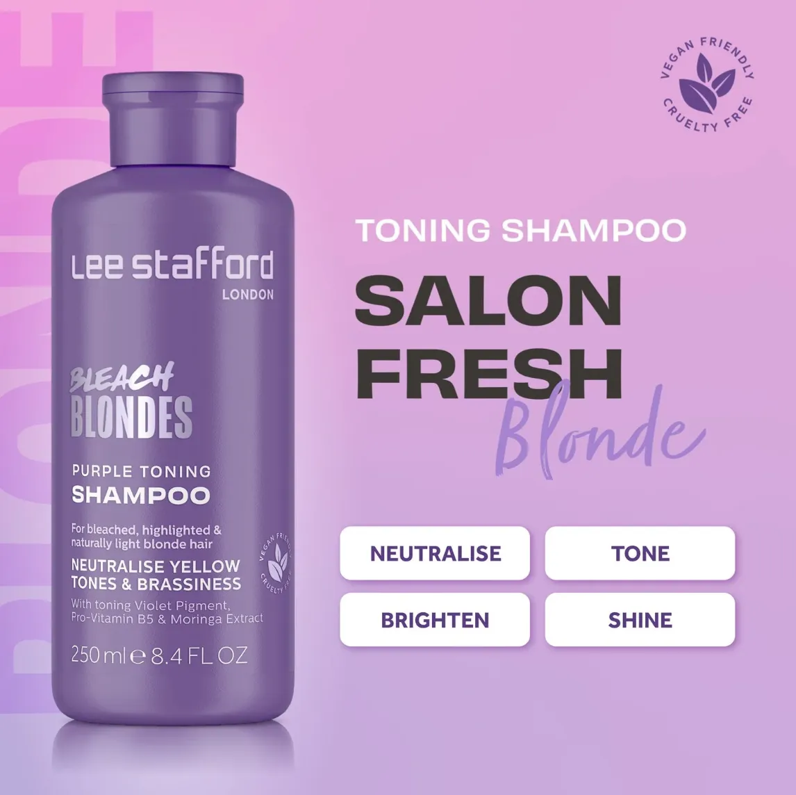 Lee Stafford Lee Stafford Bleach Blondes Purple Toning Shampoo