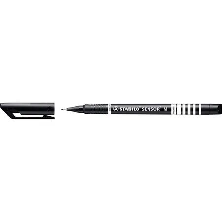 Fineliner mit gefederter Spitze - STABILO SENSOR M - medium - 6er Pack - mit 6 verschiedenen Farben