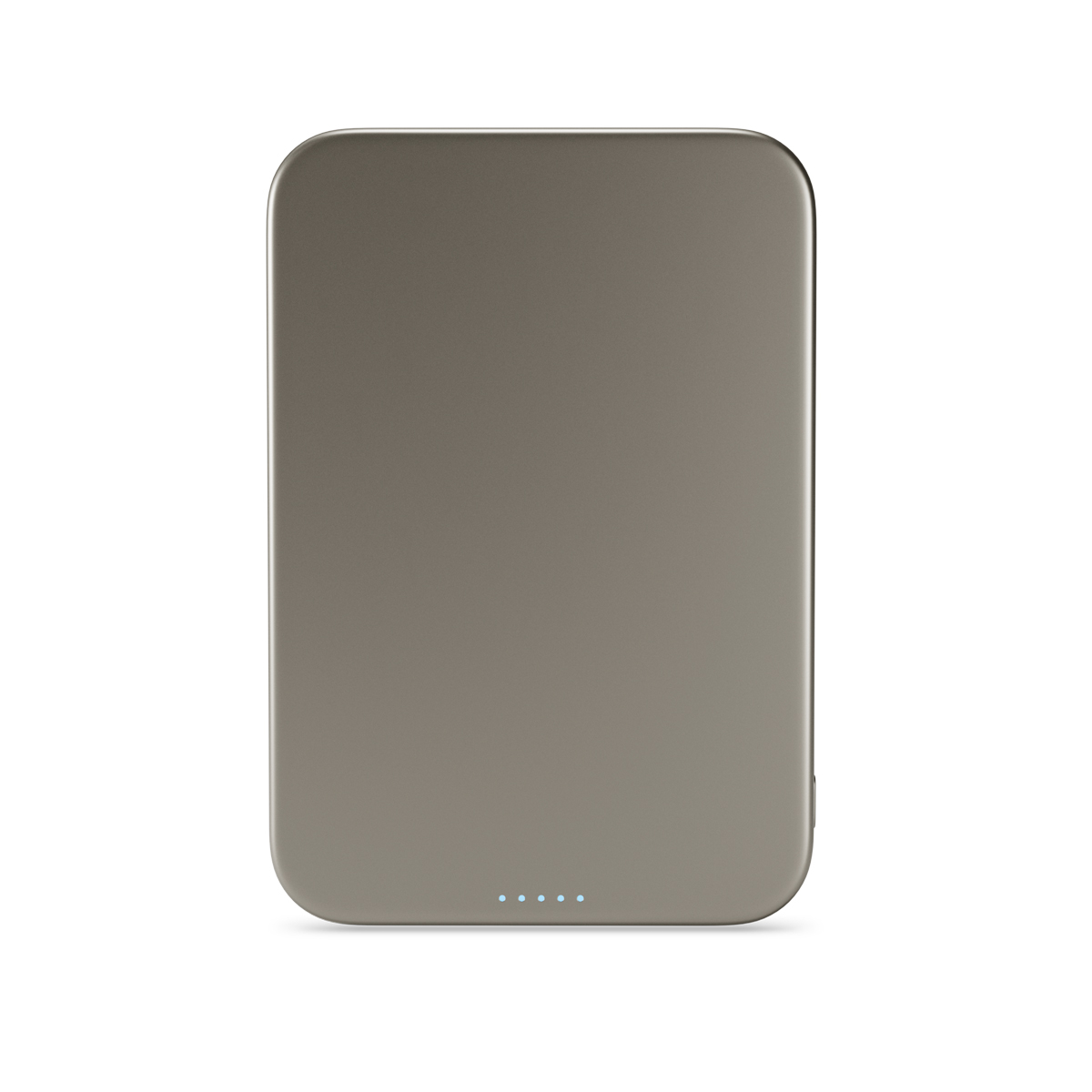 (15W) 5000mAh Alu Mag  EM51 Powerbank USB C Ladegerät Slim MagSafe UltraPack Qi2 Wireless Charger PD (9915112100086) - Titan