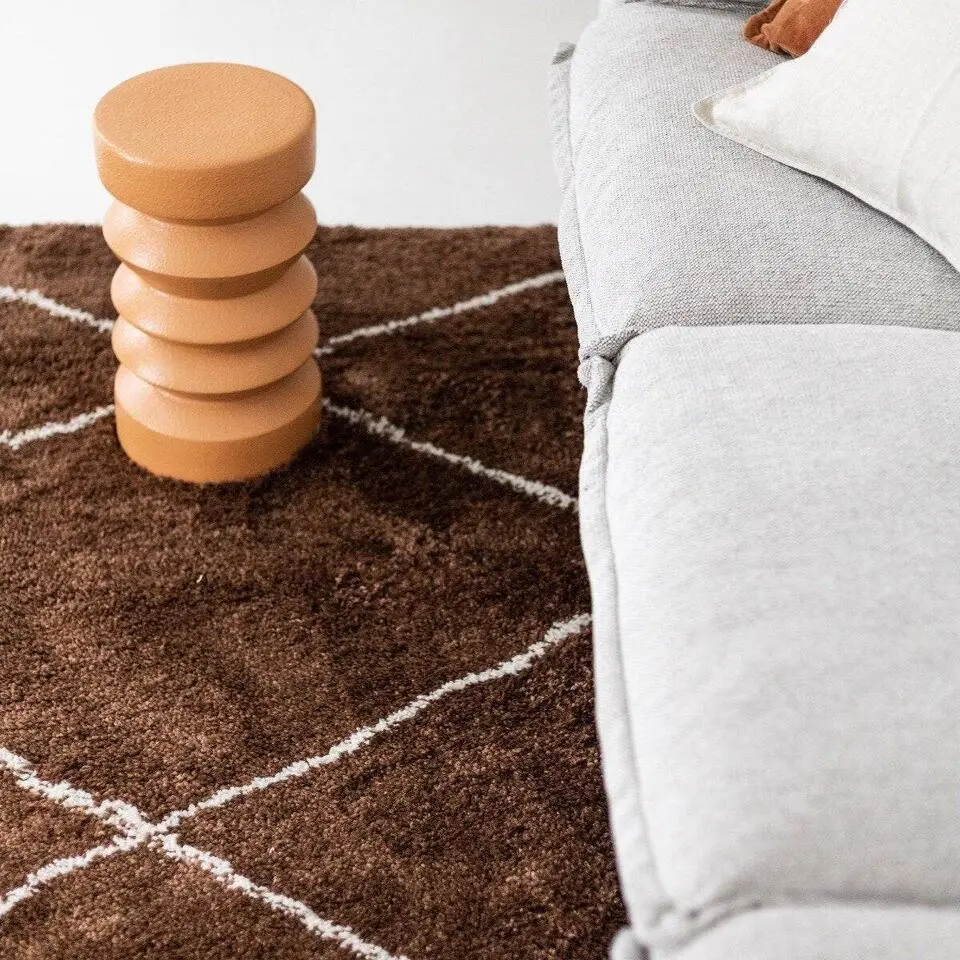 Interieur05 berber vloerkleed Nea roest/creme - 230 x 160 cm