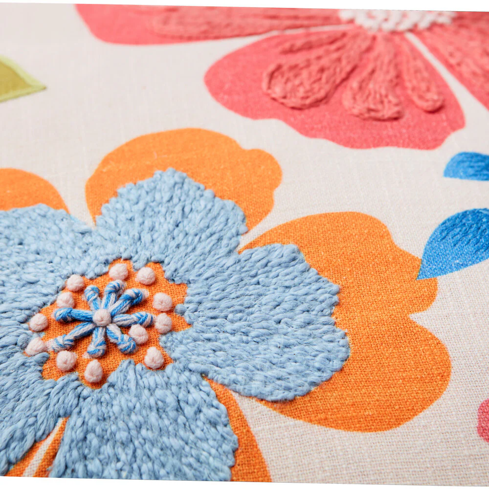 Cozy Living  Carla pyntepude, Coral - 45 x 45 cm.