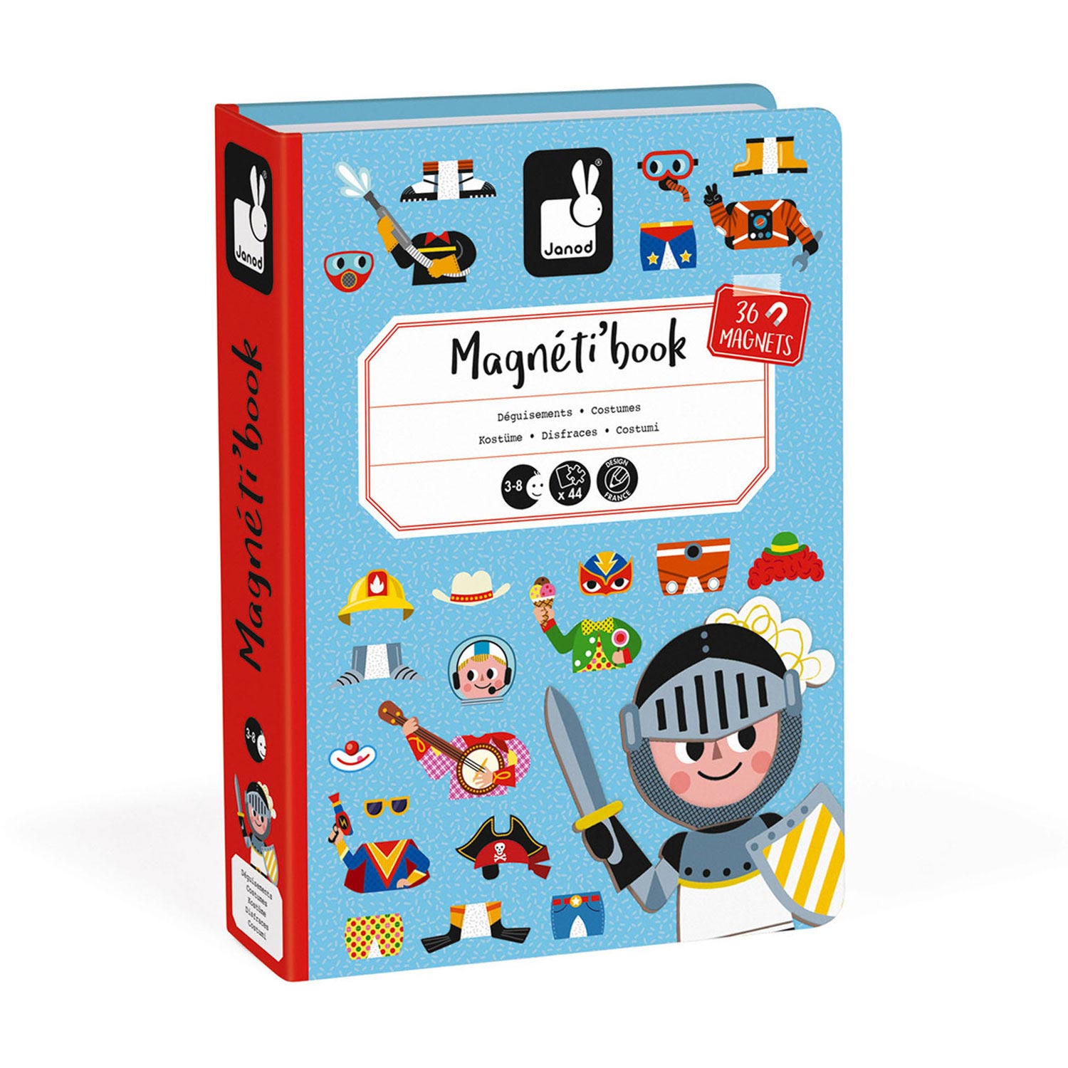 Janod Magnetibook - Verkleedfeest Jongens