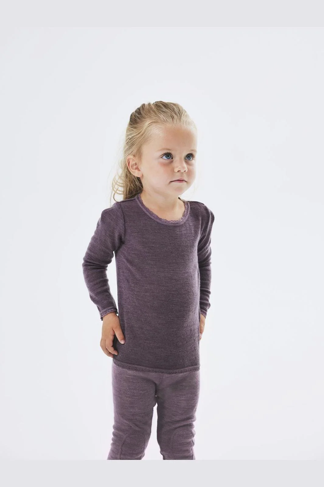 Name It Nmfwang Wool Neddle Legging Solid 4475084 sparrow