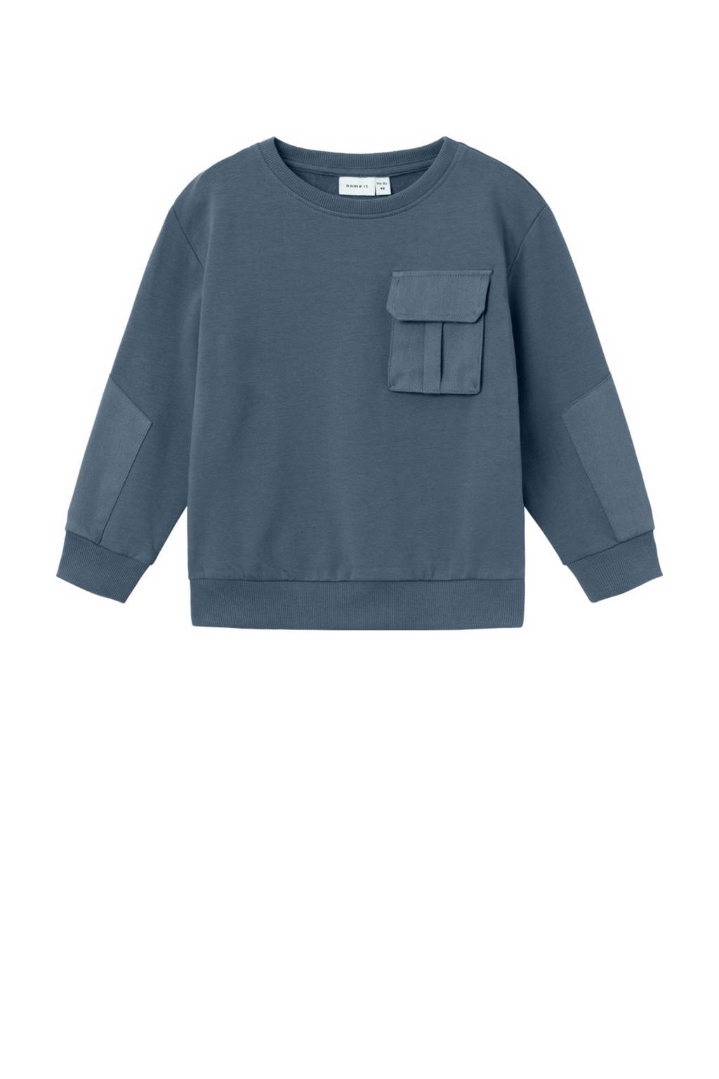 NAME IT sweater grijsblauw