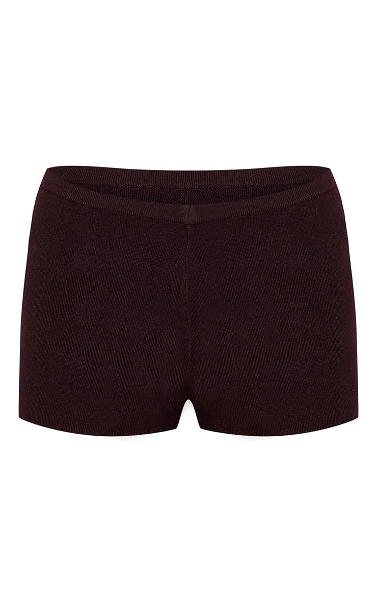 Chocolat Short Mini En Maille