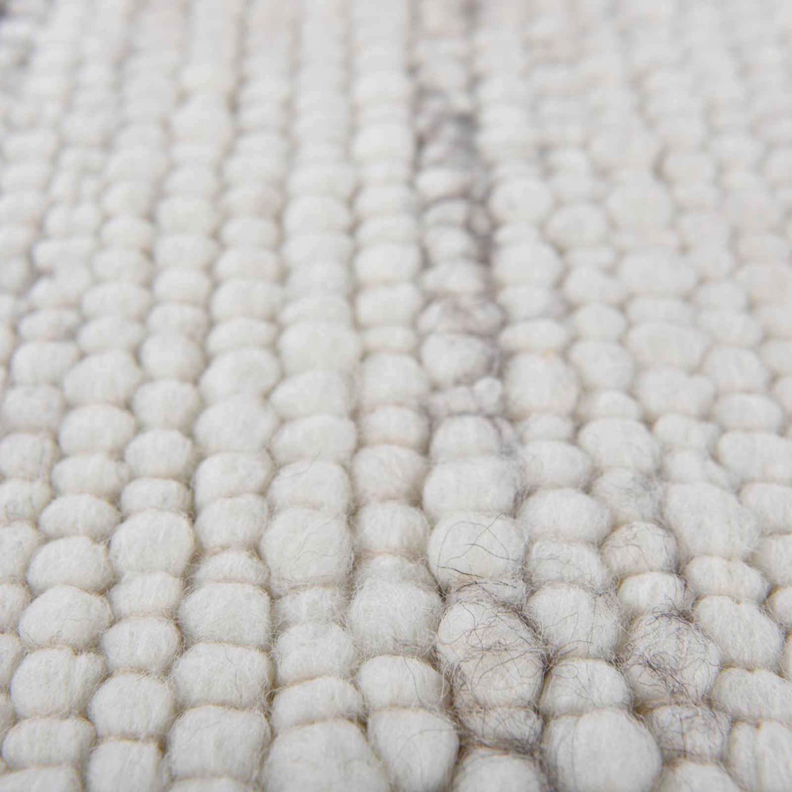 Teppich - natural grey - handgewebt - 60x90 cm