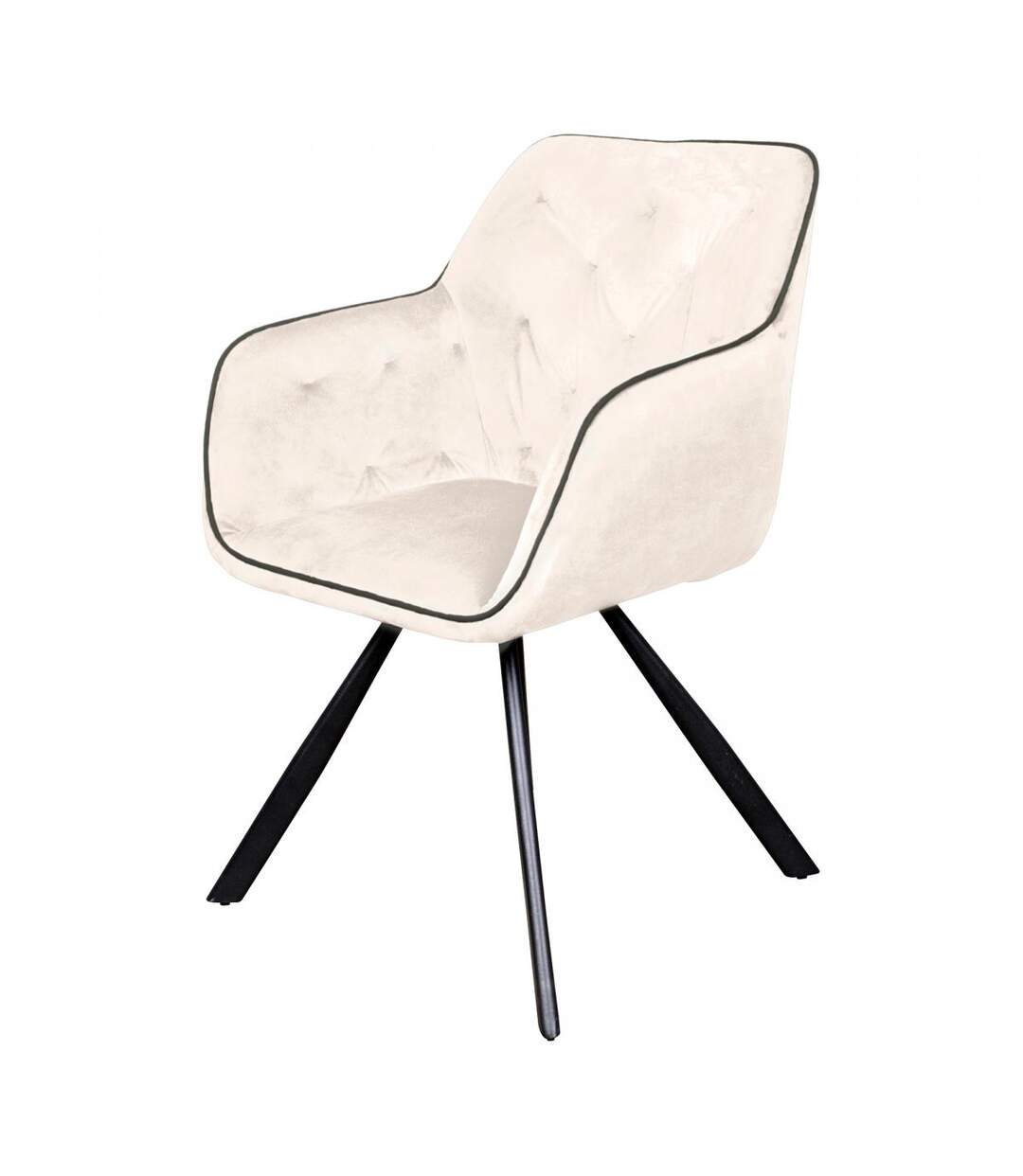 Fauteuil AGE en velours fait main