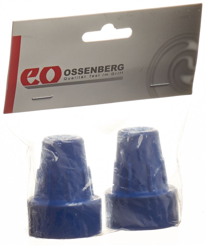 Ossenberg Krückenkapsel Pivoflex<br>1 Paar, 16mm, blau
