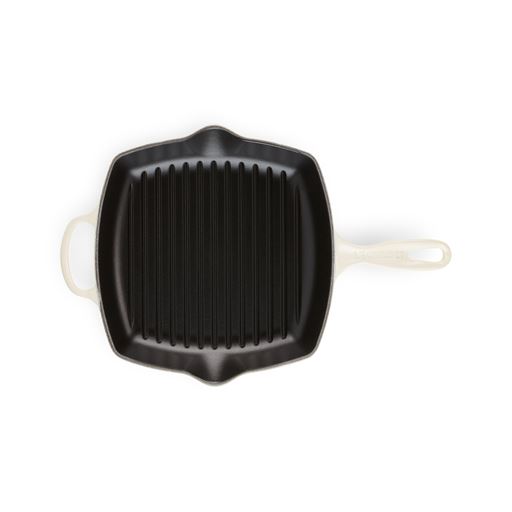 Le Creuset Kvadratisk Grillpande, Meringue, 26x26 cm