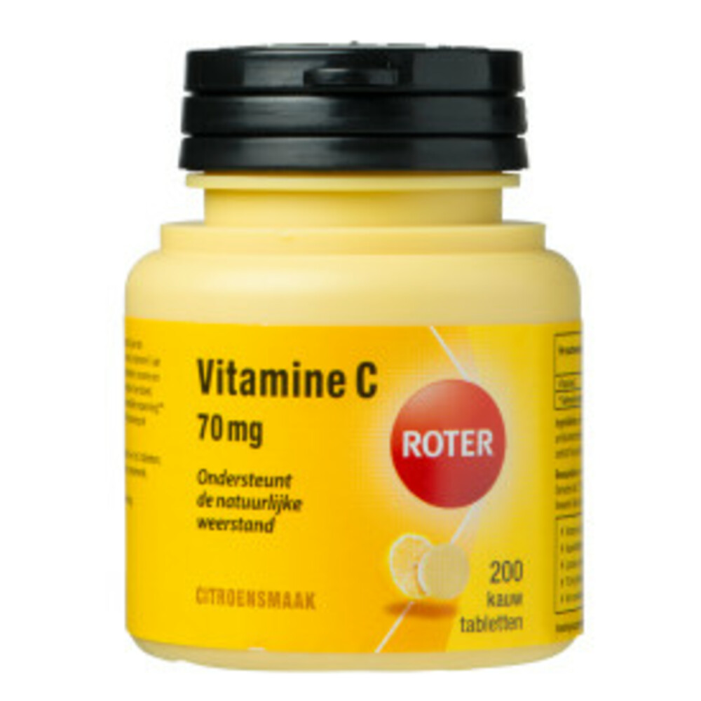 Roter Vitamine C 70 mg Citroen200 kauwtabletten