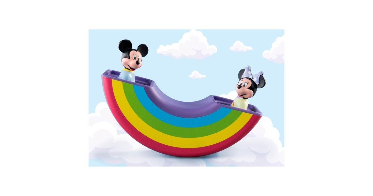 PLAYMOBIL1.2.3 - Mickey Mouse Wolkenhuis Constructiespeelgoed  (71319)