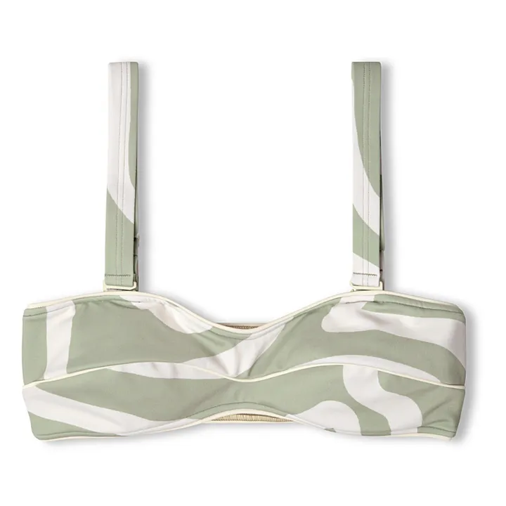 Zulu & Zephyr Haut de Maillot Moss | Gris vert