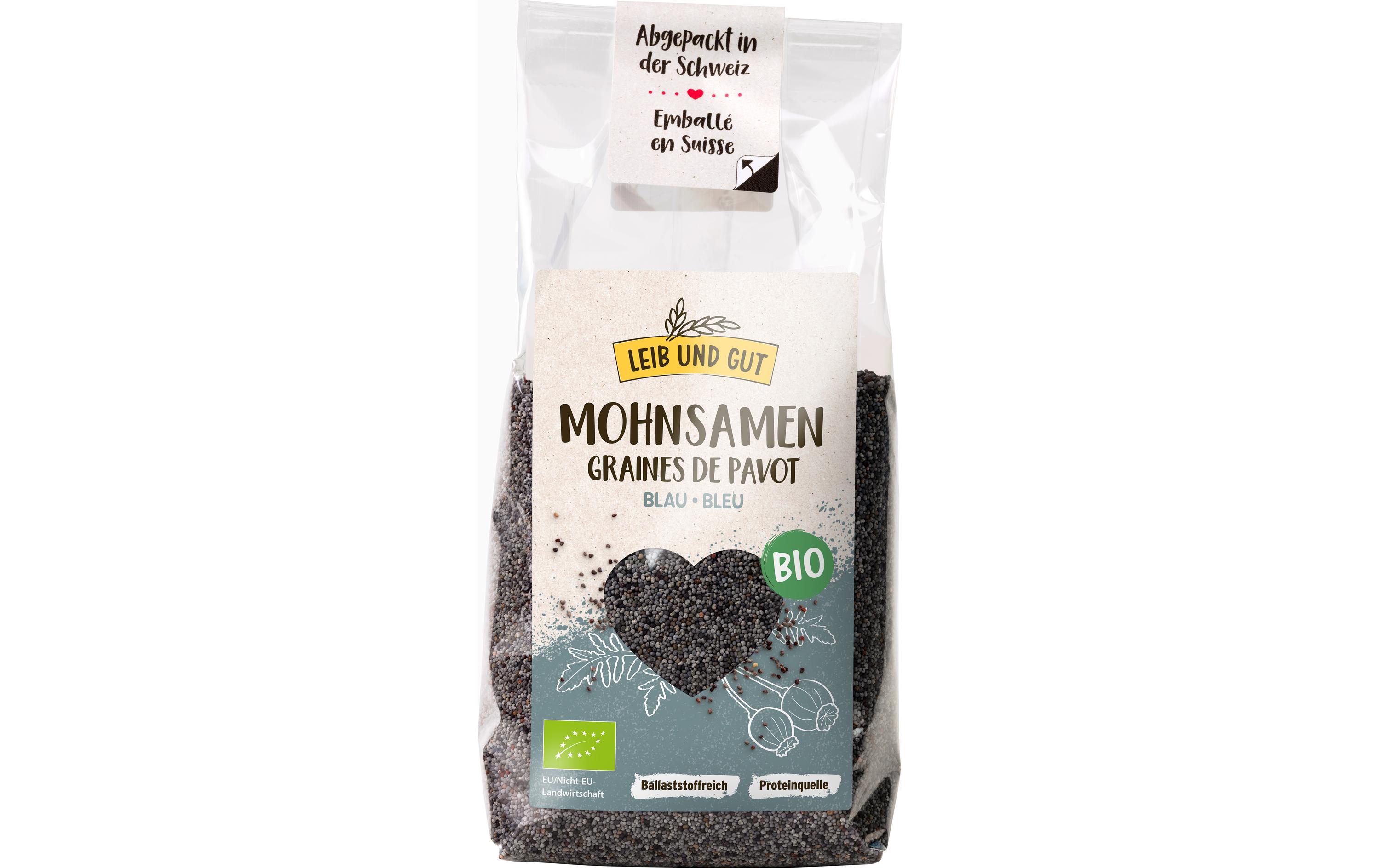 Bio Mohnsamen blau 200 gBlaumohnsamen in Bio-Qualität