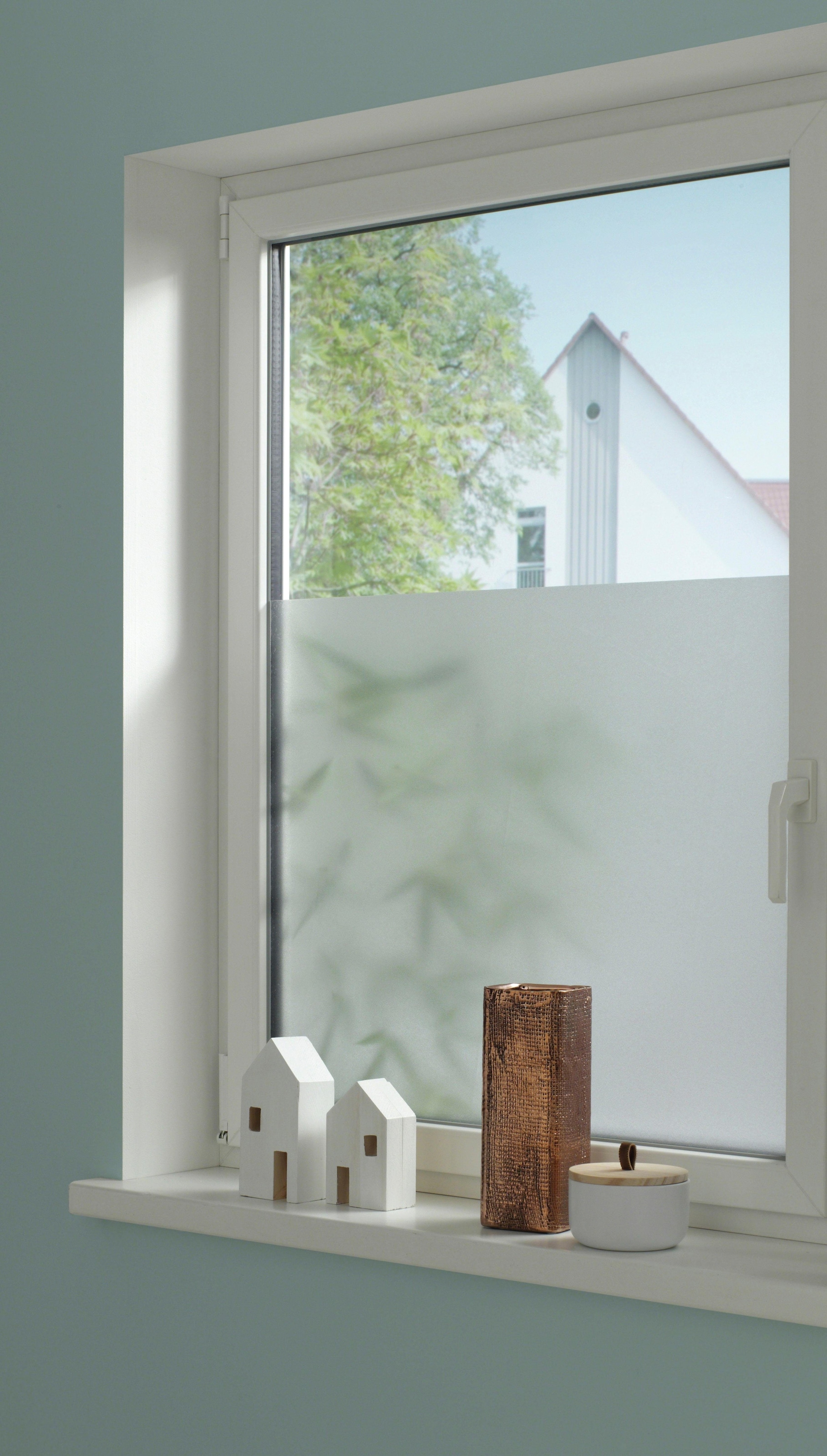GARDINIA Fensterfolie »Privacy 50« 1 Stk. halbtransparent statisch haftend 85% UV-Schutz