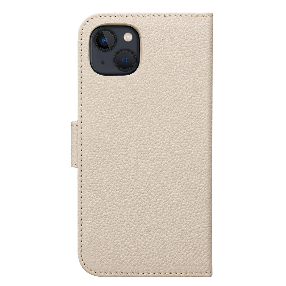 iPhone 13 2in1 Book Cover Echtleder Tasche mit RFID Schutz New York (NY61SADU5575) - Sand Dune