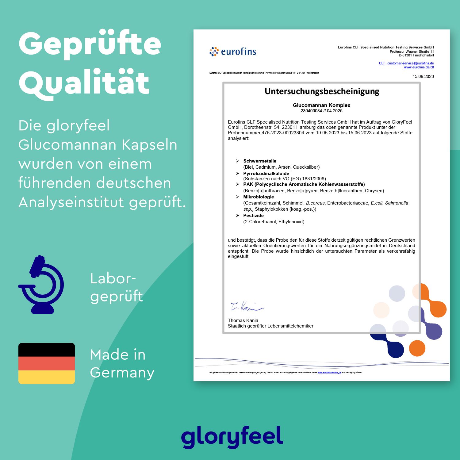 gloryfeel® Glucomannan Kapseln