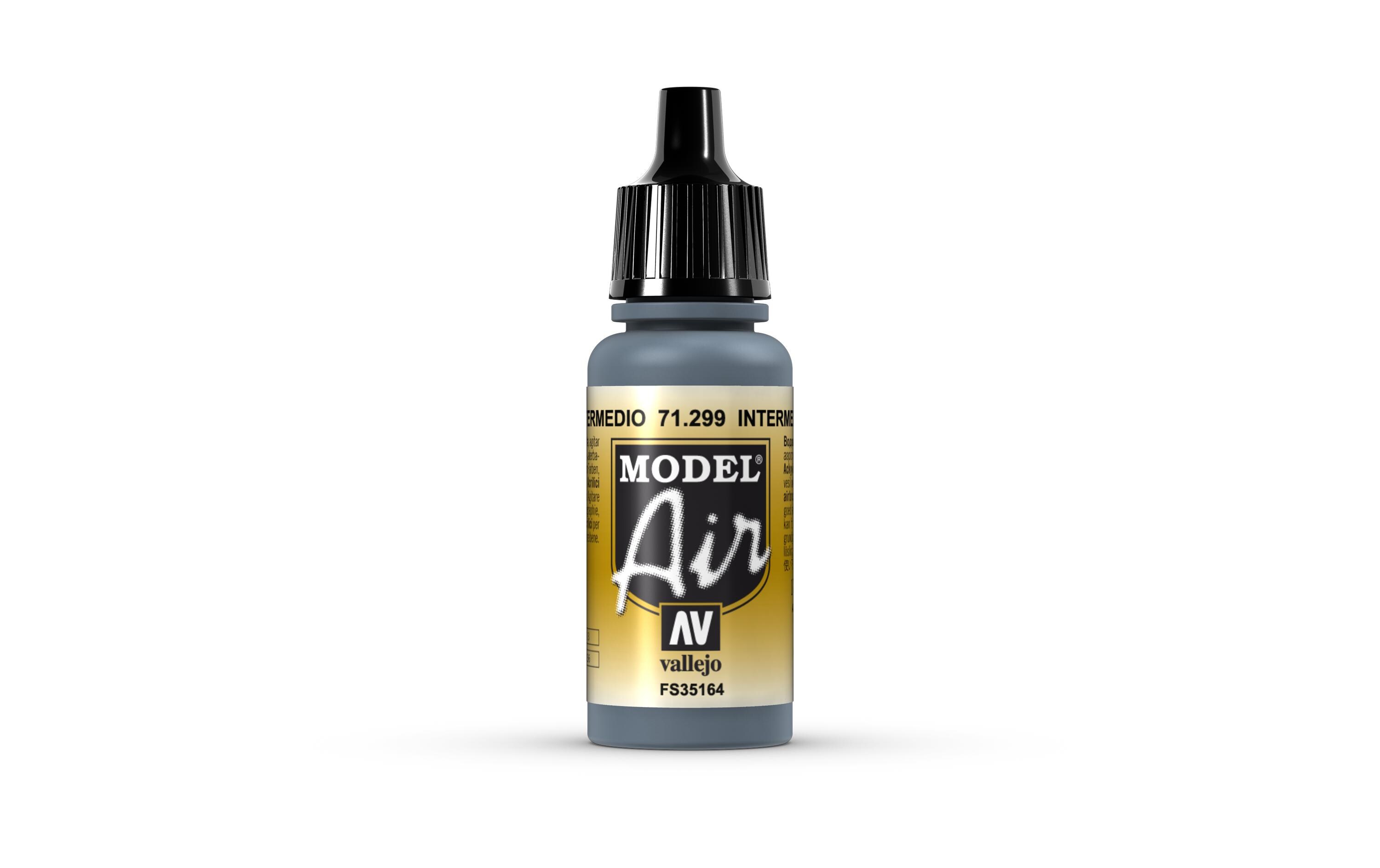 Airbrushfarbe Intermediate Blau 17 mlAcryl Model Air Color für Airbrush