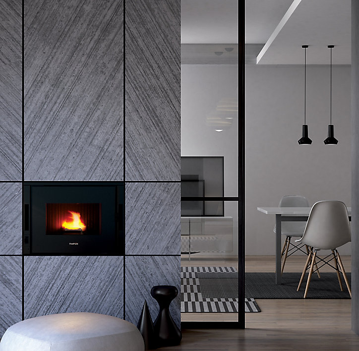 Poêle à pellet Freepoint Zen Airtight noir 9.3 kW