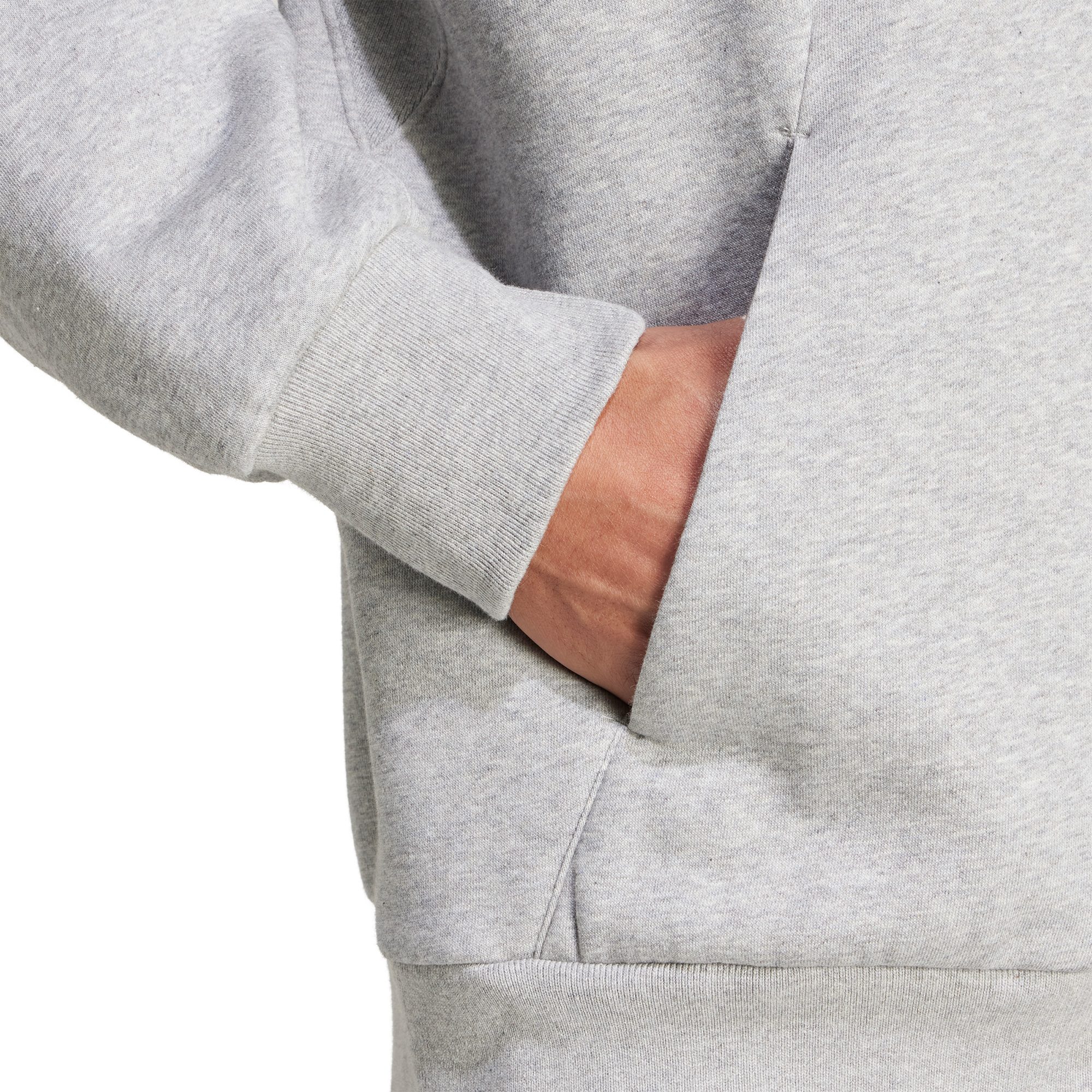 adidas ALL SZN Fleece Full-Zip Hoodie Sweatjacke Herren medium grey heather