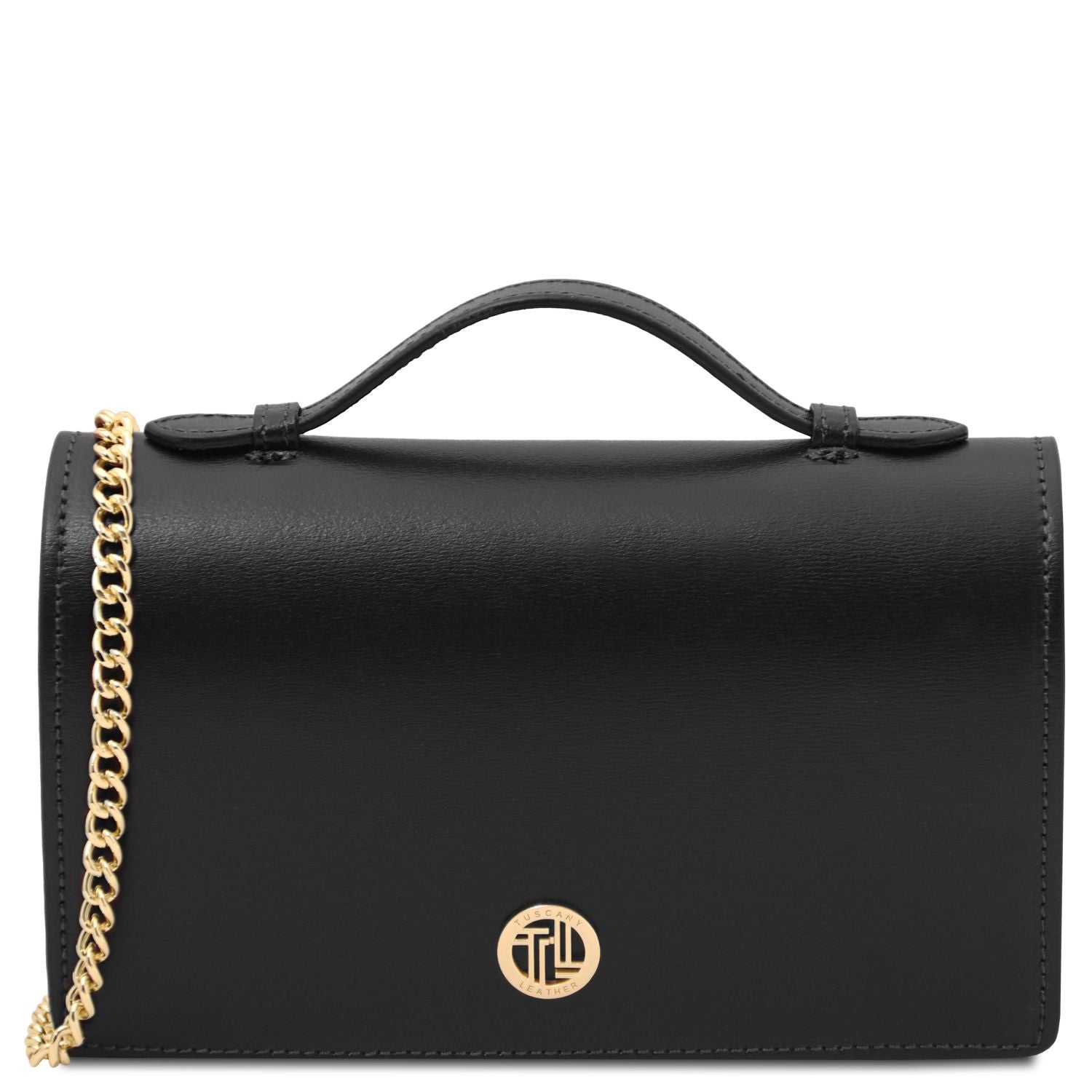 TL142505 – Opera – leren Clutch with chain strap
