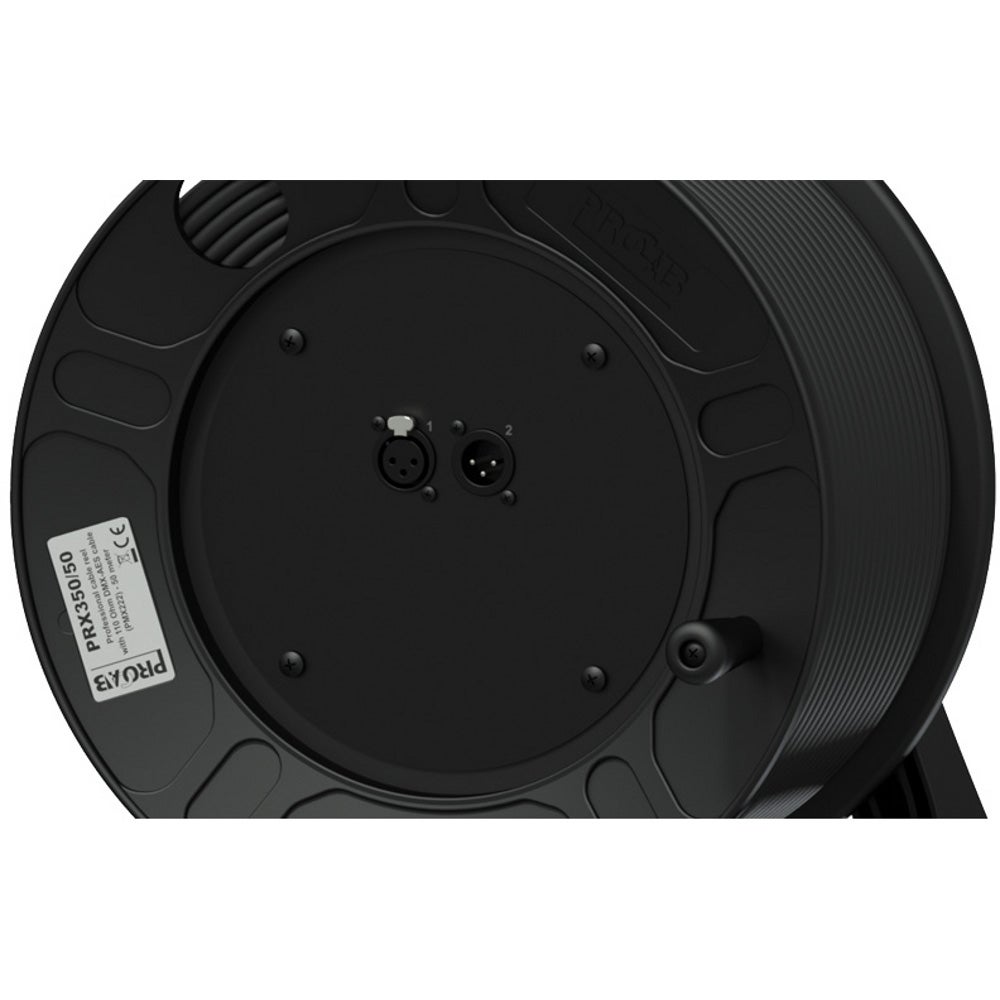 Procab PRX350/50 Prime haspel met DMX/AES kabel (50 meter)