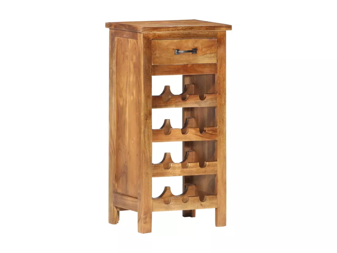 Casier à bouteilles 40x30x80 Bois d'acacia massif