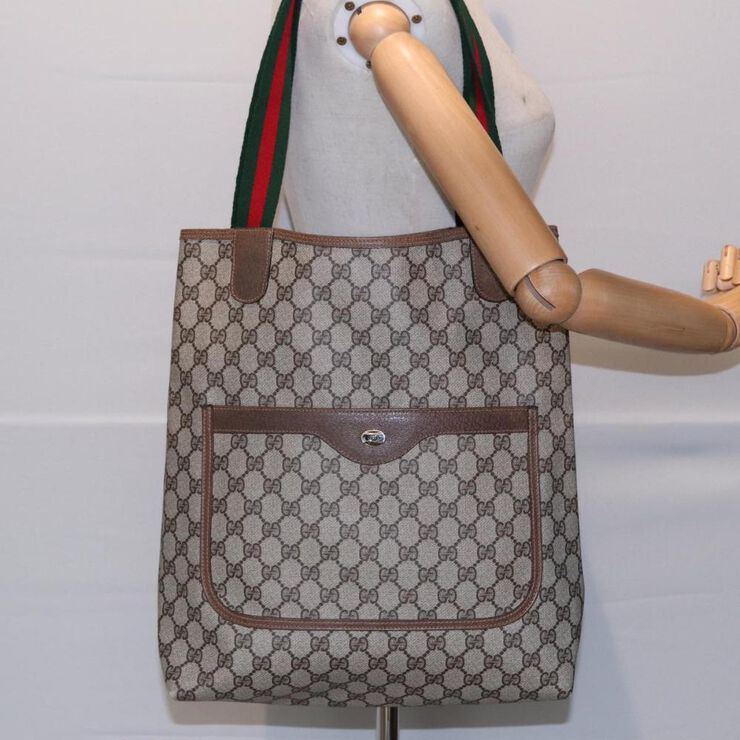 Gucci Vintage Gucci Shoulder Bag Brown