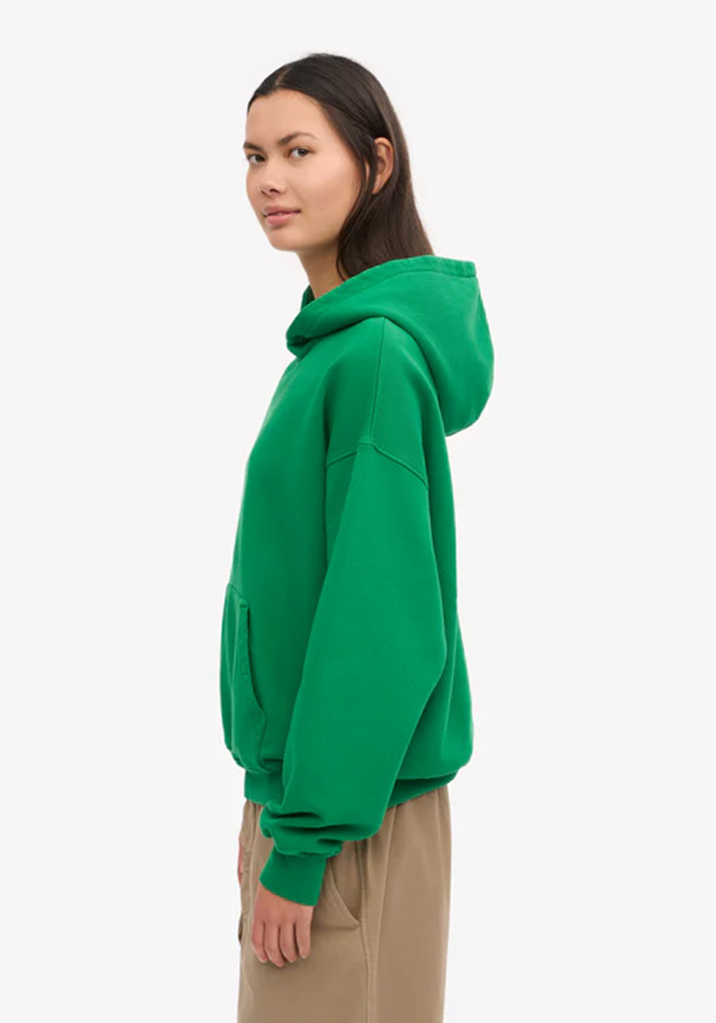 Colorful Standard Oversized Hoodie Kelly Green