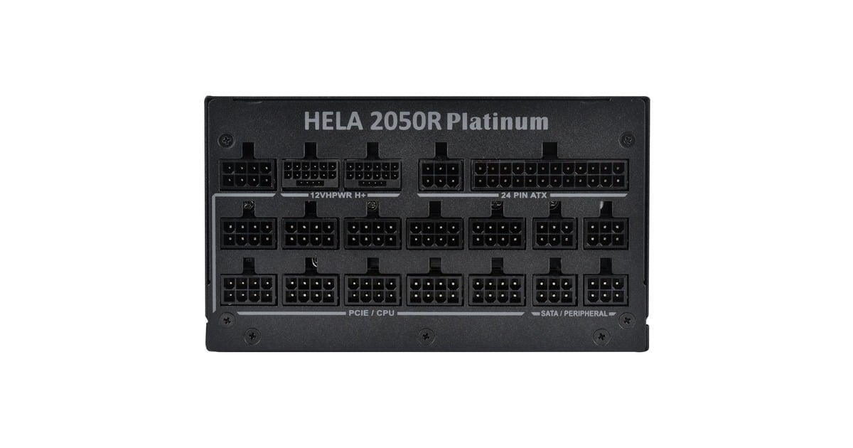 SilverStoneHELA 2050R Platinum, modulaire 2050 watt voeding   (Zwart, 14x PCIe)