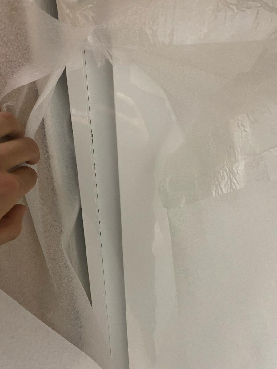 SCHADEMODEL: SaniGoods Sally Kolomkast 160cm Wit Glans