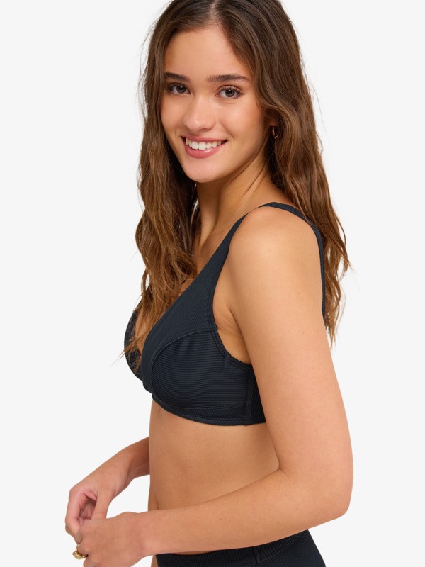 Roxy Love UW Elongated Dcup Haut de bikini à armatures Noir Femme