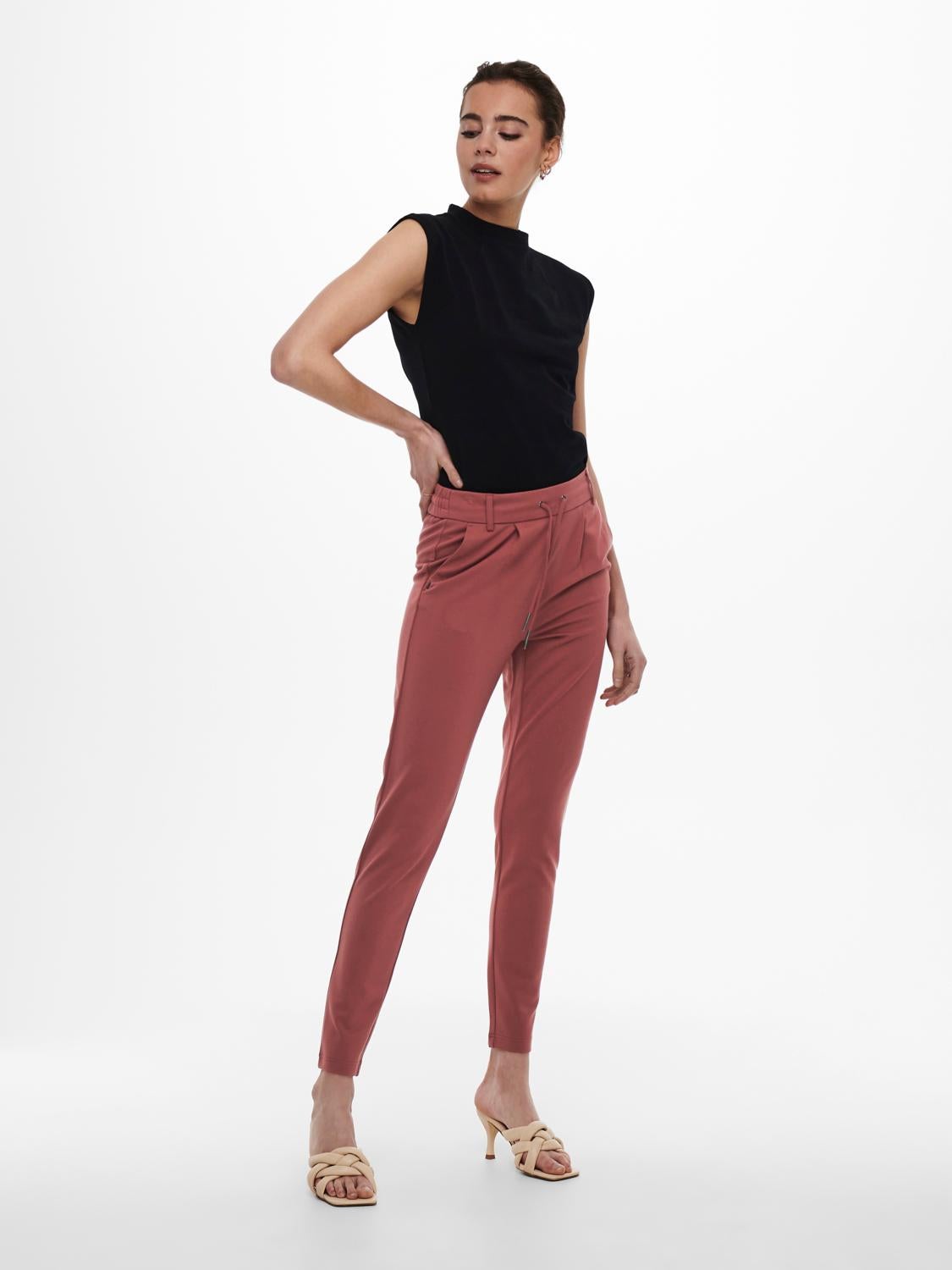 ONLPOPTRASH Mittlere Taille Normal geschnitten Klassische Hose Apple Butter
