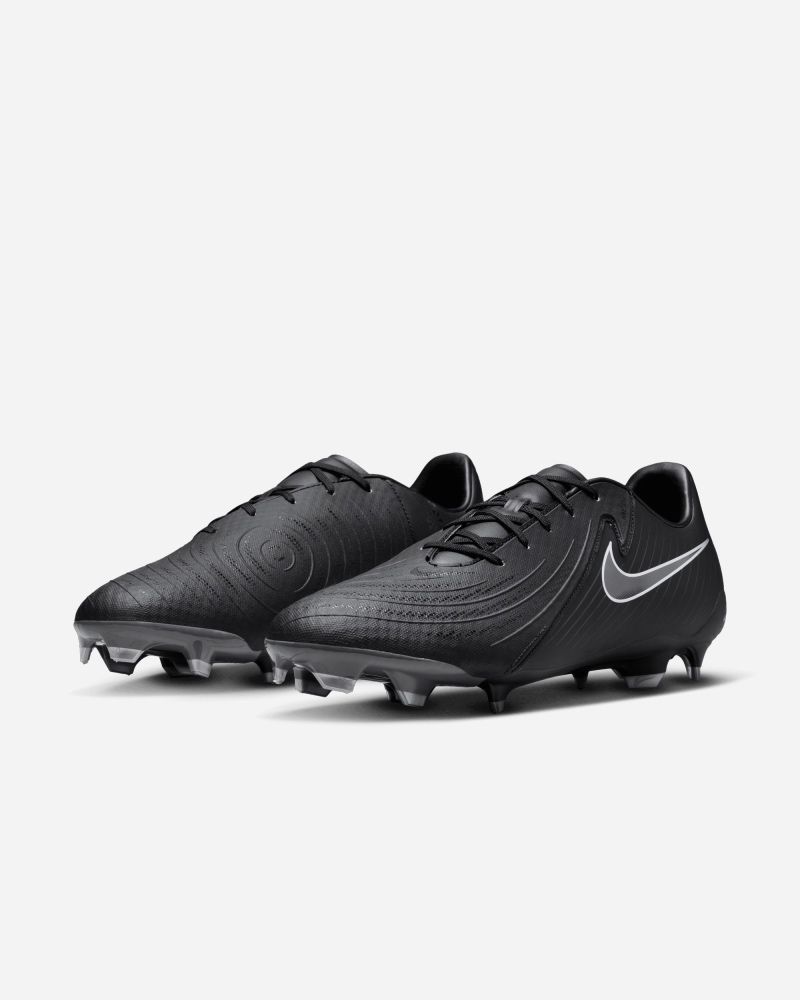 Chaussures de football Nike Phantom GX Academy FG/MG Noir & Gris pour homme