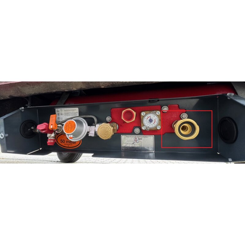 DREHMEISTER LPG Adapter Set inkl. Etui - 3/8