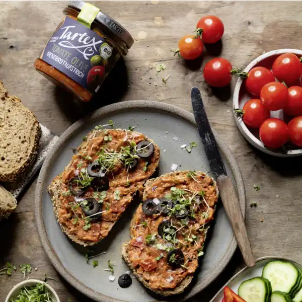 Bio Abendbrotaufstrich Tomaten Olive