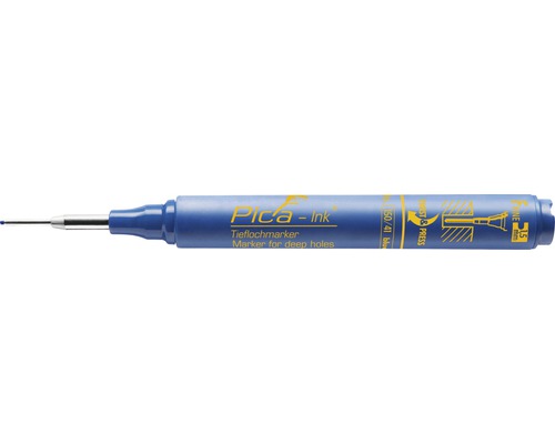 Diepe gatenmarker Pica Ink 7 mm vezelpunt blauw