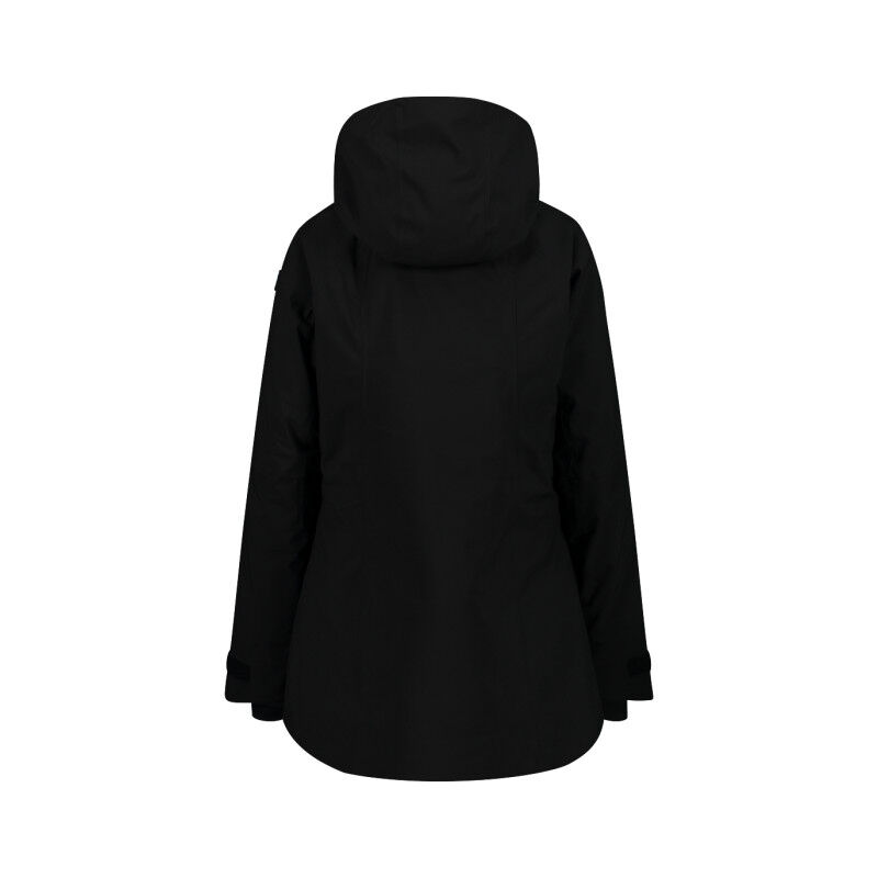 Women's long jacket in mechanical stretch loose fit for skiing and snowboarding - Veste ski femme