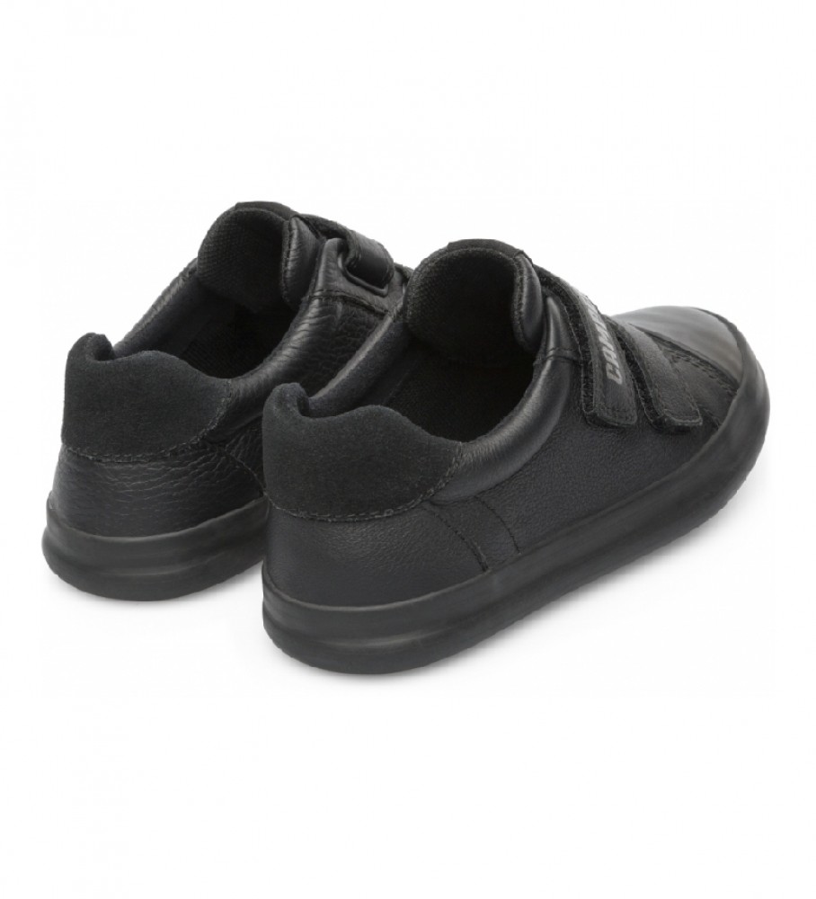 Tênis infantil Camper Pursuit em couro, preto