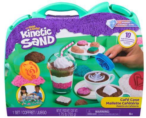 Kinetic Sand - Cafékoffer - Speelset - 793 g - 4 Kleuren