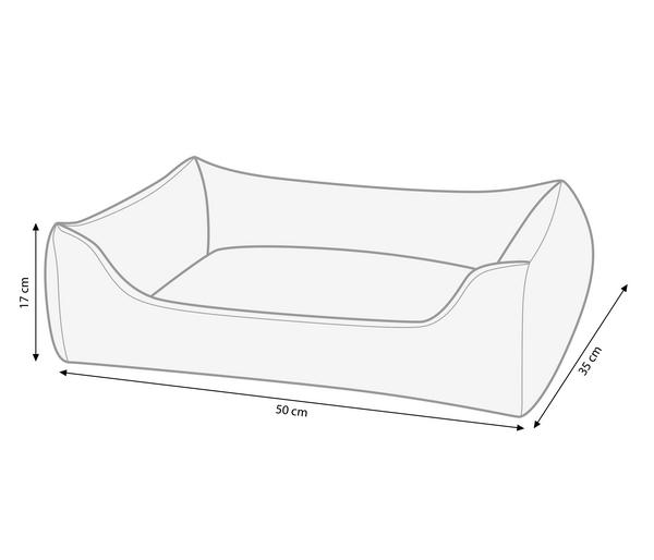 Dehner Lieblinge Kuschelbett Sleek, rechteckig