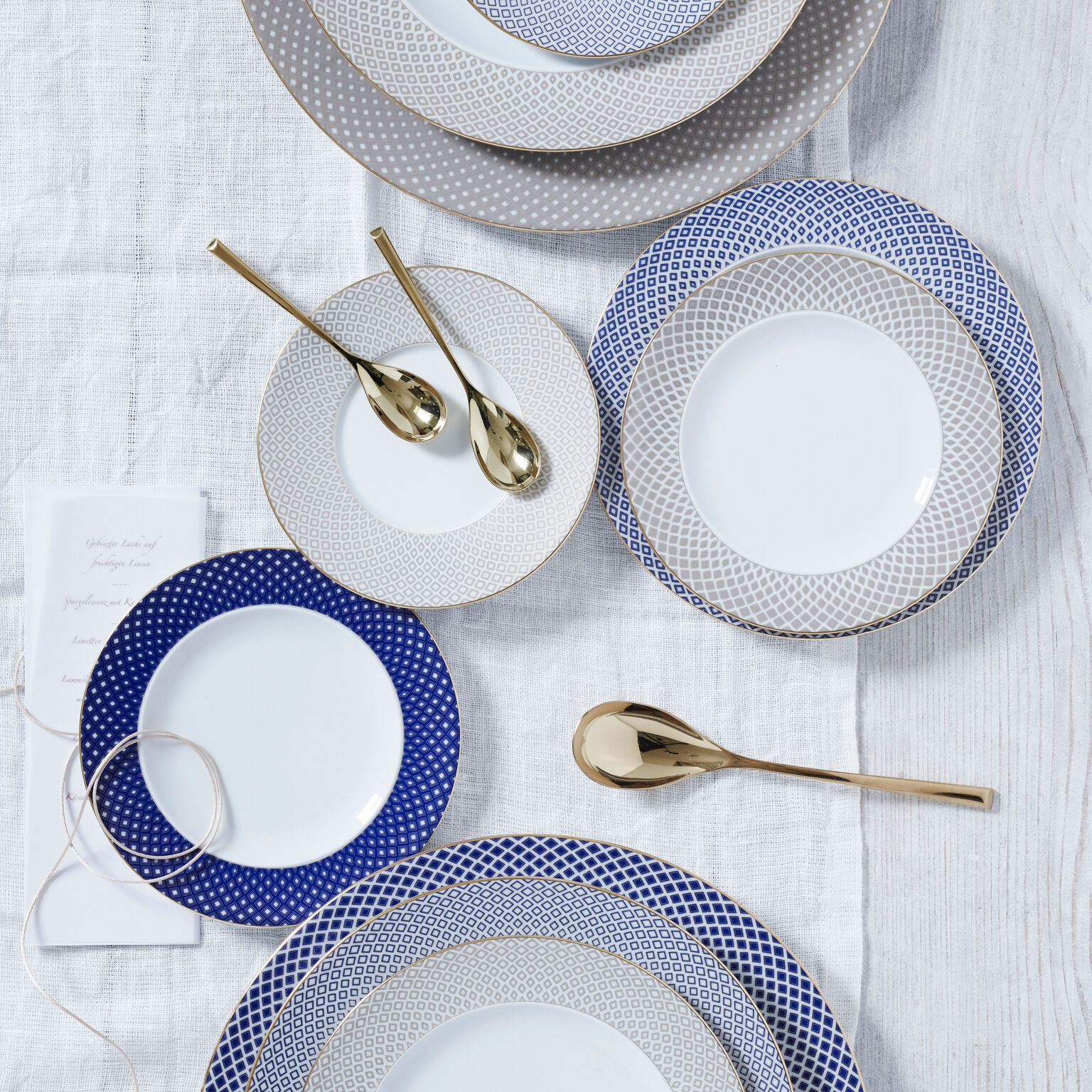 Francis Carreau Bleu Frühstücksteller 22 cm