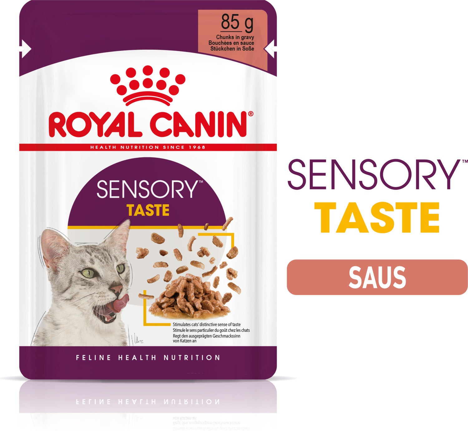 Royal Canin kattenvoer in saus Sensory Taste 85 g 12 stuks