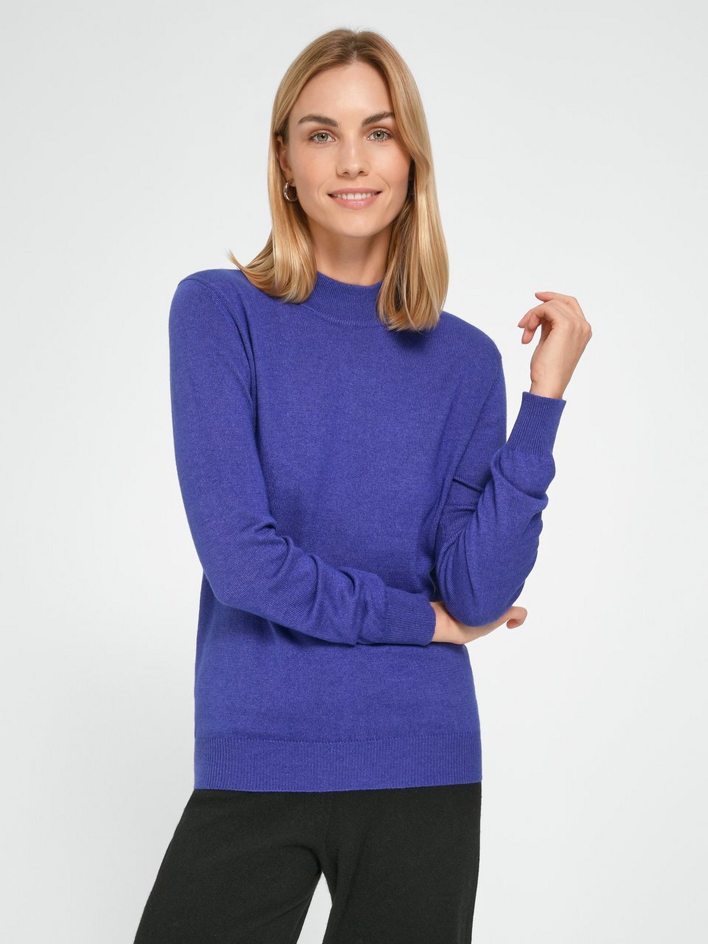 Stehbund-Pullover Modell Sabrina