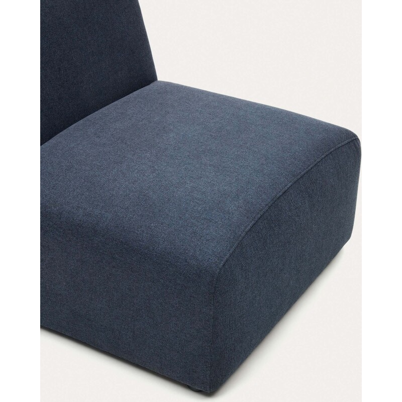 Module assise Neom tissu bleu - 1 place L.75 cm