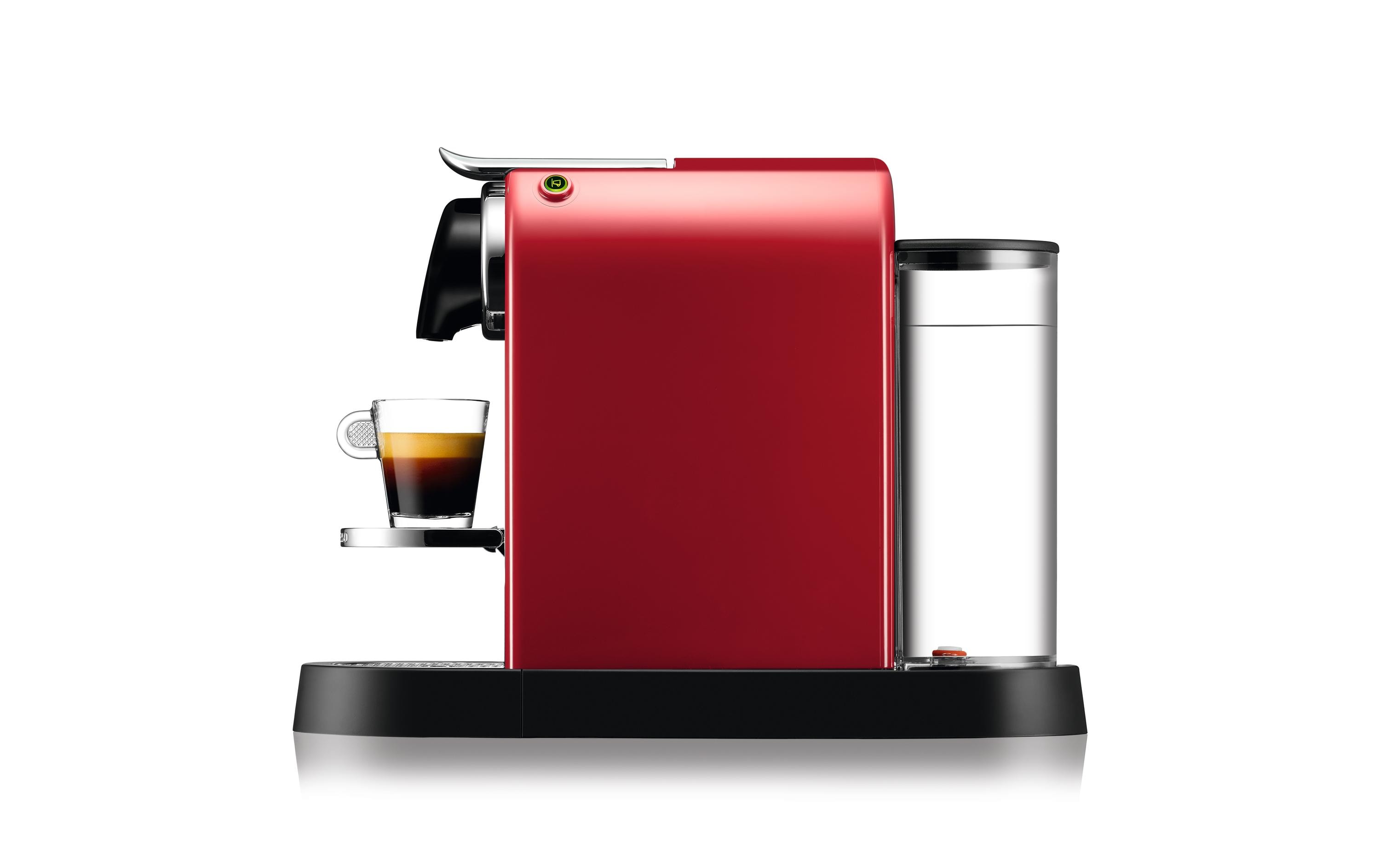 Kaffeemaschine Nespresso CitiZ XN7415 Rot<br>Elegante Kapselmaschine der Original Line mit geringem Platzbedarf
